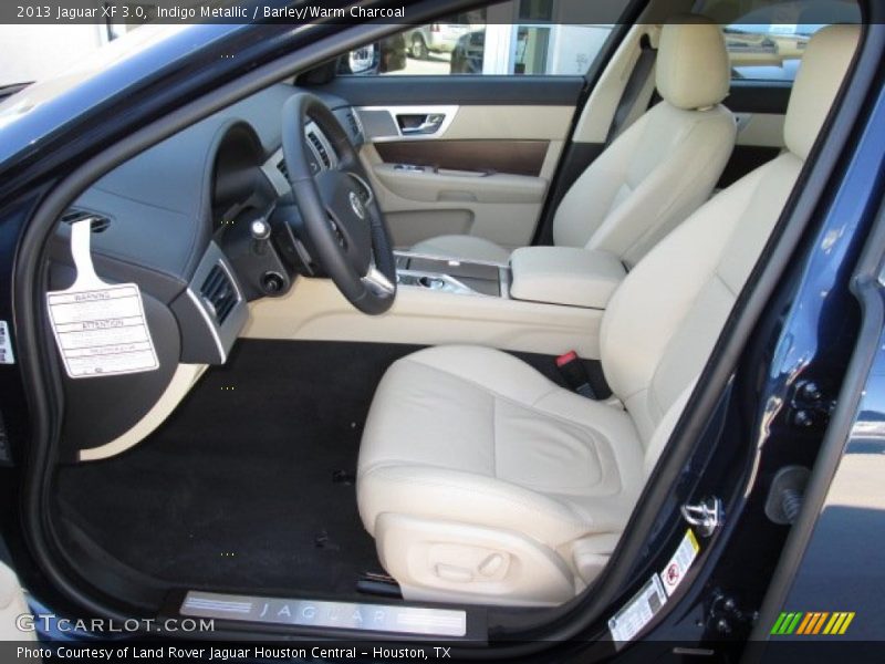 Indigo Metallic / Barley/Warm Charcoal 2013 Jaguar XF 3.0
