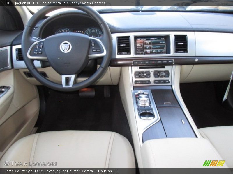 Indigo Metallic / Barley/Warm Charcoal 2013 Jaguar XF 3.0