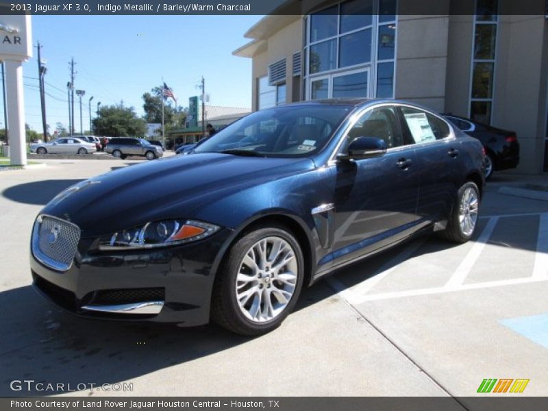 Indigo Metallic / Barley/Warm Charcoal 2013 Jaguar XF 3.0