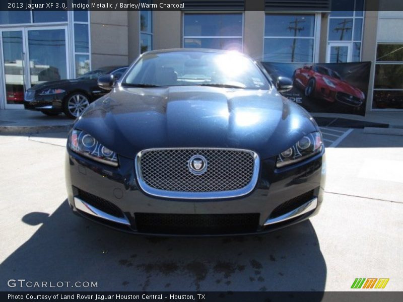 Indigo Metallic / Barley/Warm Charcoal 2013 Jaguar XF 3.0