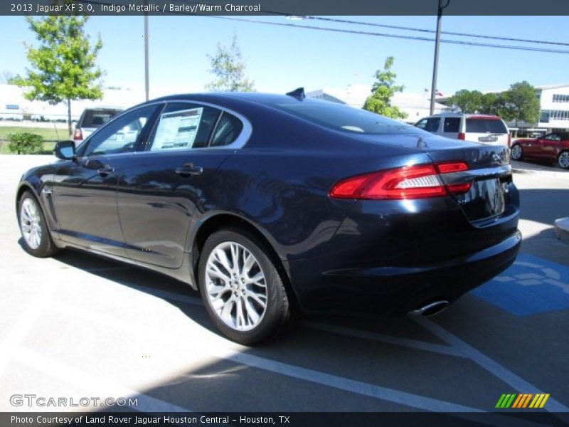 Indigo Metallic / Barley/Warm Charcoal 2013 Jaguar XF 3.0