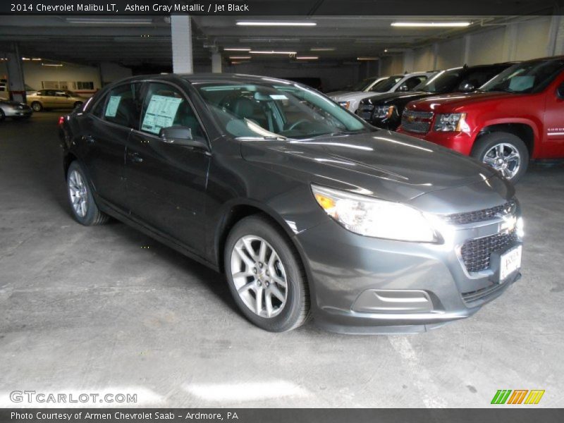 Ashen Gray Metallic / Jet Black 2014 Chevrolet Malibu LT
