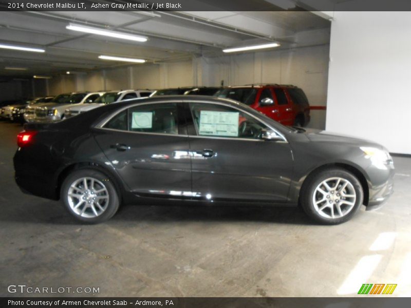 Ashen Gray Metallic / Jet Black 2014 Chevrolet Malibu LT