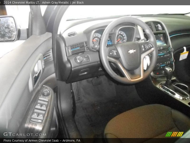 Ashen Gray Metallic / Jet Black 2014 Chevrolet Malibu LT