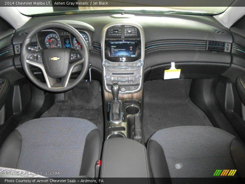 Ashen Gray Metallic / Jet Black 2014 Chevrolet Malibu LT