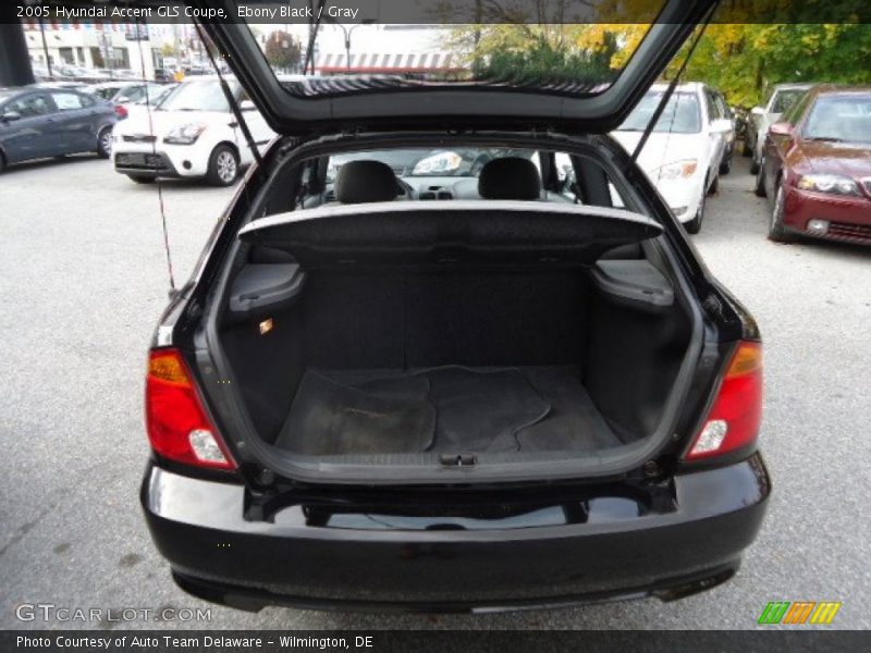 Ebony Black / Gray 2005 Hyundai Accent GLS Coupe