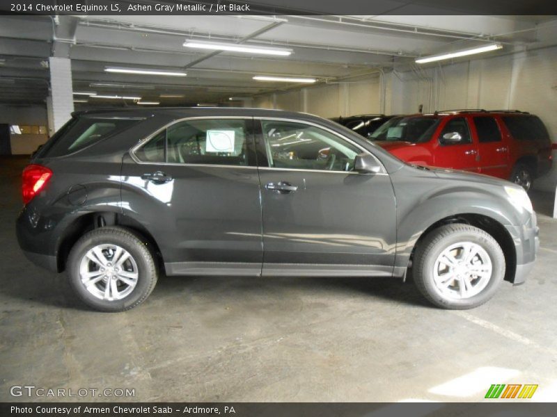 Ashen Gray Metallic / Jet Black 2014 Chevrolet Equinox LS