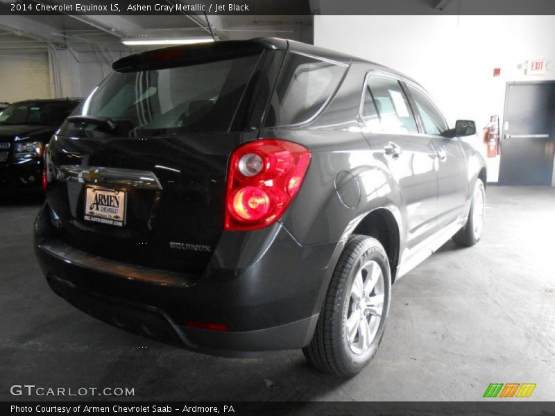 Ashen Gray Metallic / Jet Black 2014 Chevrolet Equinox LS