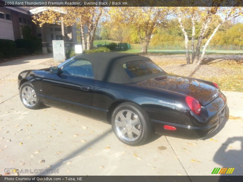 Evening Black / Black Ink 2003 Ford Thunderbird Premium Roadster