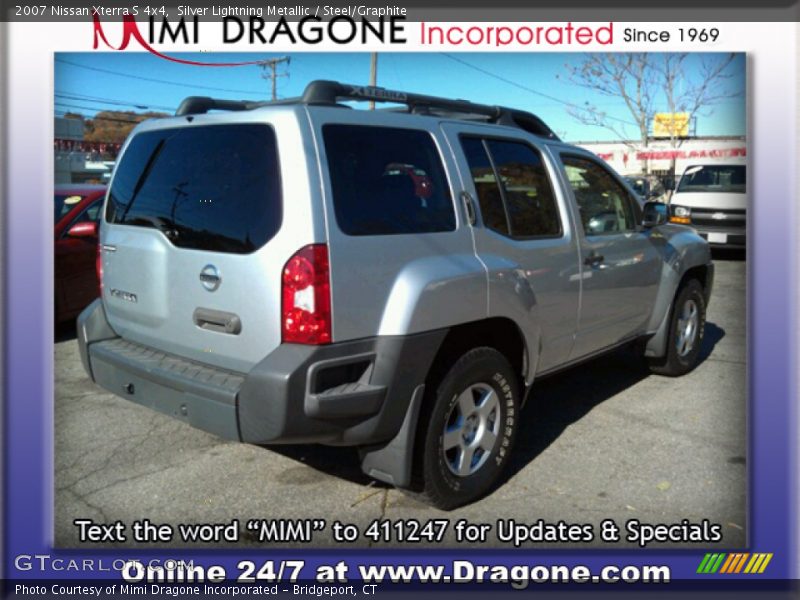 Silver Lightning Metallic / Steel/Graphite 2007 Nissan Xterra S 4x4