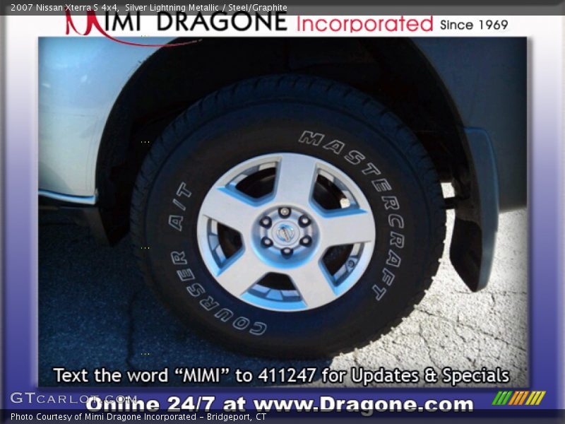Silver Lightning Metallic / Steel/Graphite 2007 Nissan Xterra S 4x4