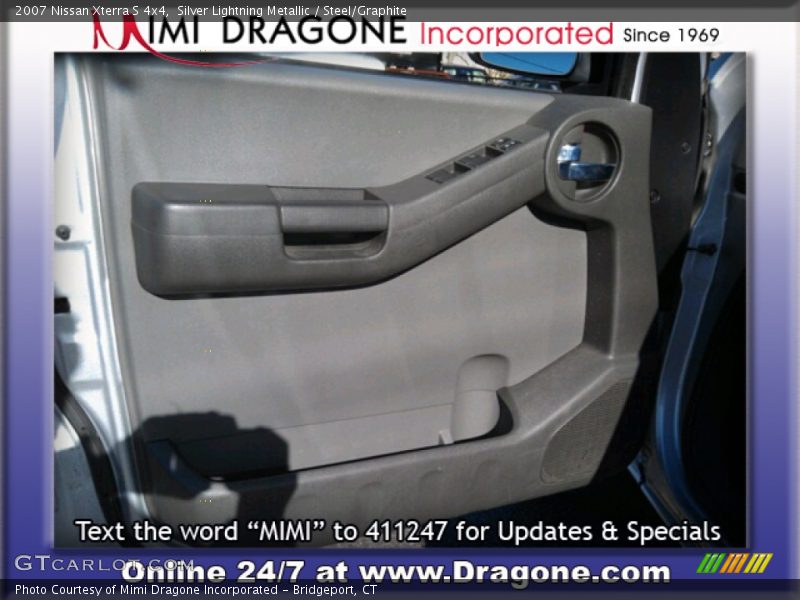 Silver Lightning Metallic / Steel/Graphite 2007 Nissan Xterra S 4x4