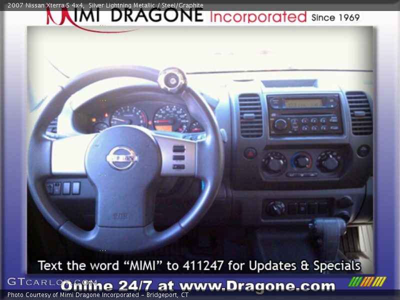 Silver Lightning Metallic / Steel/Graphite 2007 Nissan Xterra S 4x4
