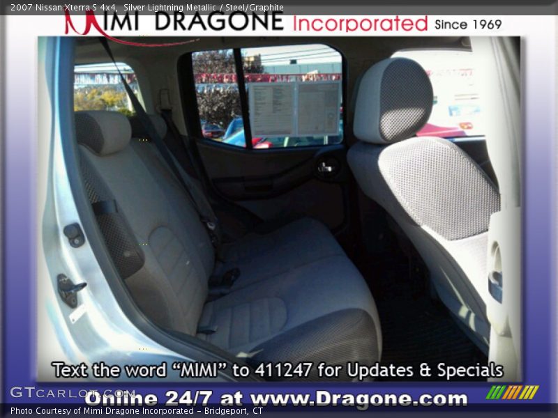 Silver Lightning Metallic / Steel/Graphite 2007 Nissan Xterra S 4x4