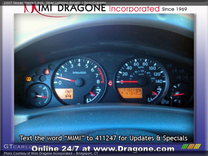 Silver Lightning Metallic / Steel/Graphite 2007 Nissan Xterra S 4x4