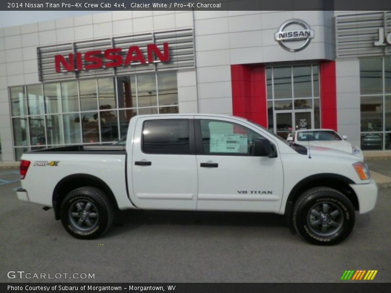  2014 Titan Pro-4X Crew Cab 4x4 Glacier White