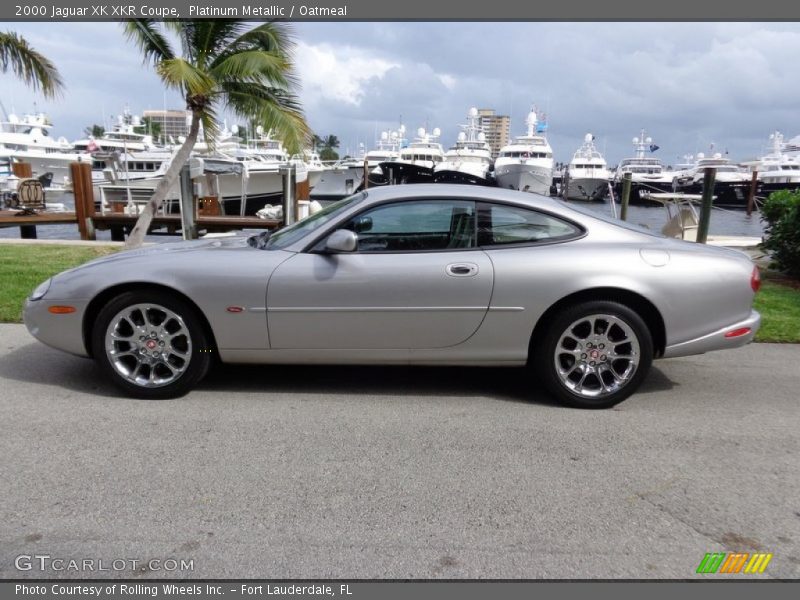  2000 XK XKR Coupe Platinum Metallic