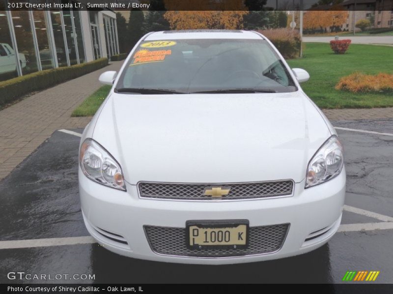Summit White / Ebony 2013 Chevrolet Impala LT