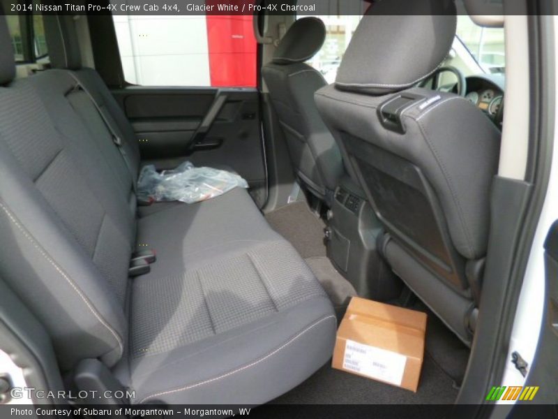 Rear Seat of 2014 Titan Pro-4X Crew Cab 4x4