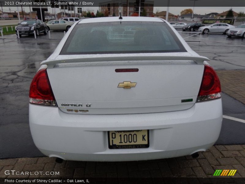 Summit White / Ebony 2013 Chevrolet Impala LT