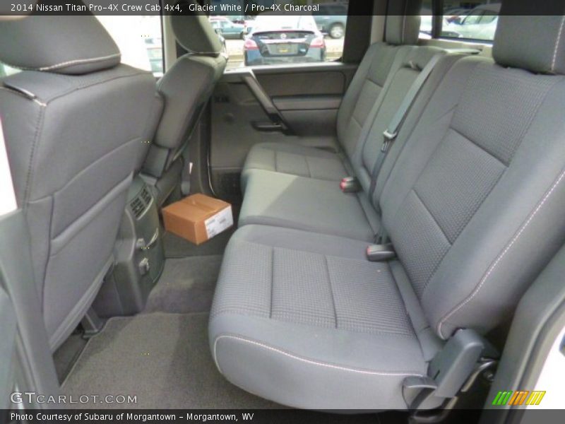 Rear Seat of 2014 Titan Pro-4X Crew Cab 4x4