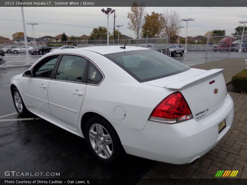 Summit White / Ebony 2013 Chevrolet Impala LT