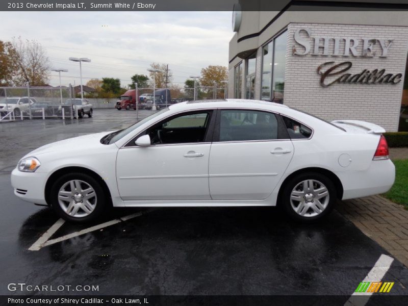 Summit White / Ebony 2013 Chevrolet Impala LT