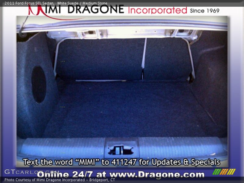 White Suede / Medium Stone 2011 Ford Focus SEL Sedan