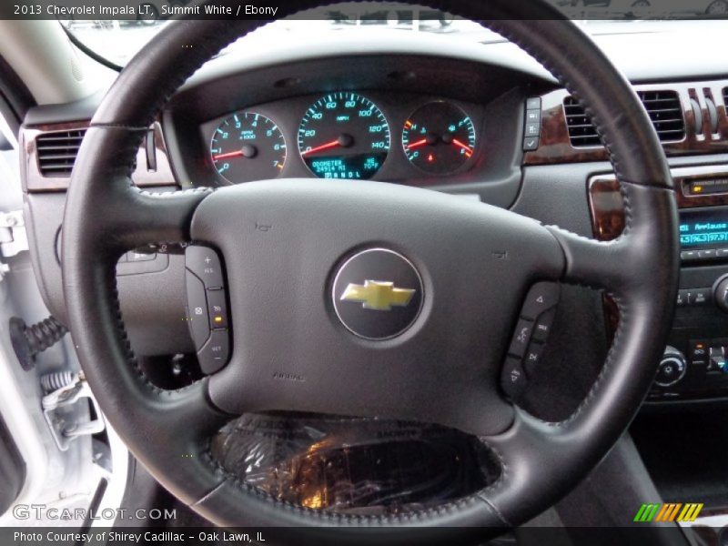 Summit White / Ebony 2013 Chevrolet Impala LT