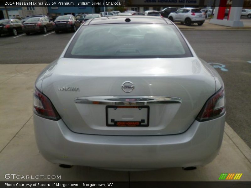 Brilliant Silver / Charcoal 2014 Nissan Maxima 3.5 SV Premium