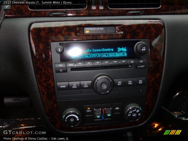 Summit White / Ebony 2013 Chevrolet Impala LT