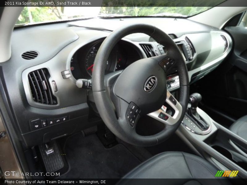 Sand Track / Black 2011 Kia Sportage EX AWD