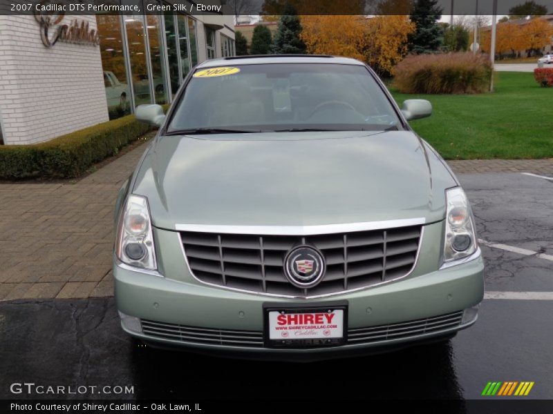 Green Silk / Ebony 2007 Cadillac DTS Performance