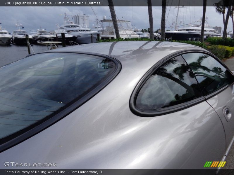 Platinum Metallic / Oatmeal 2000 Jaguar XK XKR Coupe