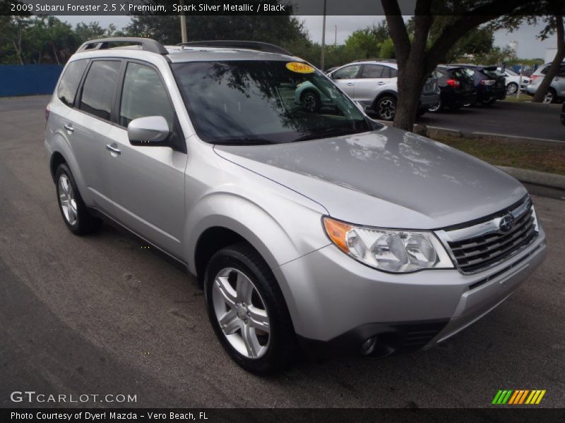 Spark Silver Metallic / Black 2009 Subaru Forester 2.5 X Premium