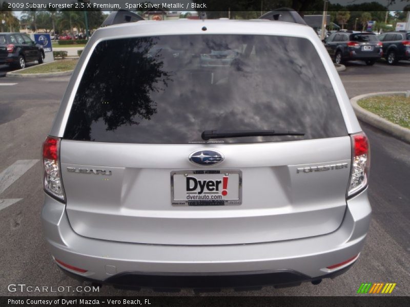 Spark Silver Metallic / Black 2009 Subaru Forester 2.5 X Premium