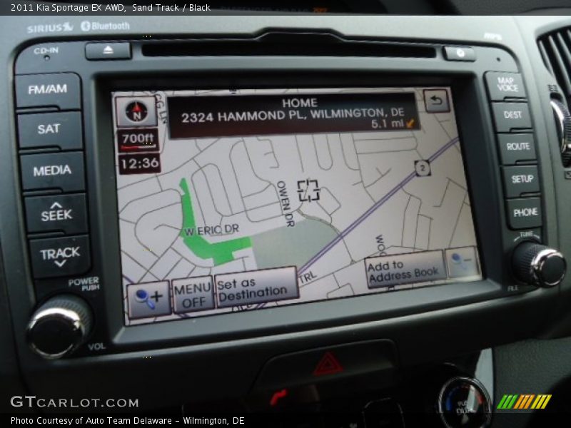 Sand Track / Black 2011 Kia Sportage EX AWD