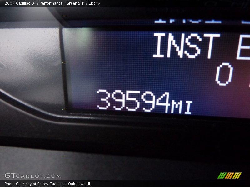 Green Silk / Ebony 2007 Cadillac DTS Performance