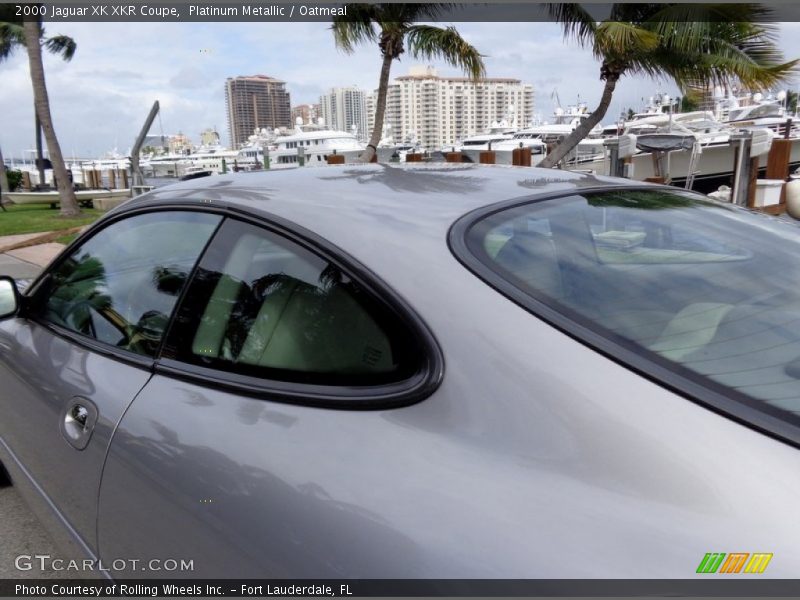 Platinum Metallic / Oatmeal 2000 Jaguar XK XKR Coupe