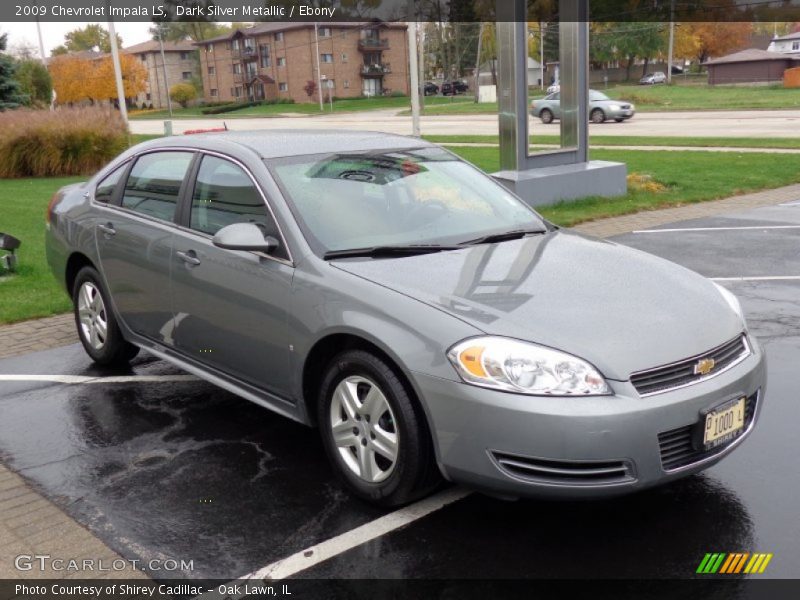 Dark Silver Metallic / Ebony 2009 Chevrolet Impala LS