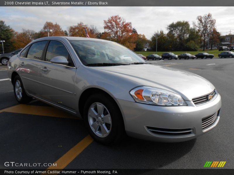 Silverstone Metallic / Ebony Black 2008 Chevrolet Impala LT