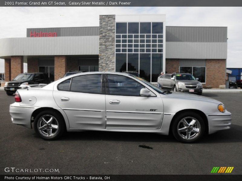 Galaxy Silver Metallic / Dark Pewter 2001 Pontiac Grand Am GT Sedan