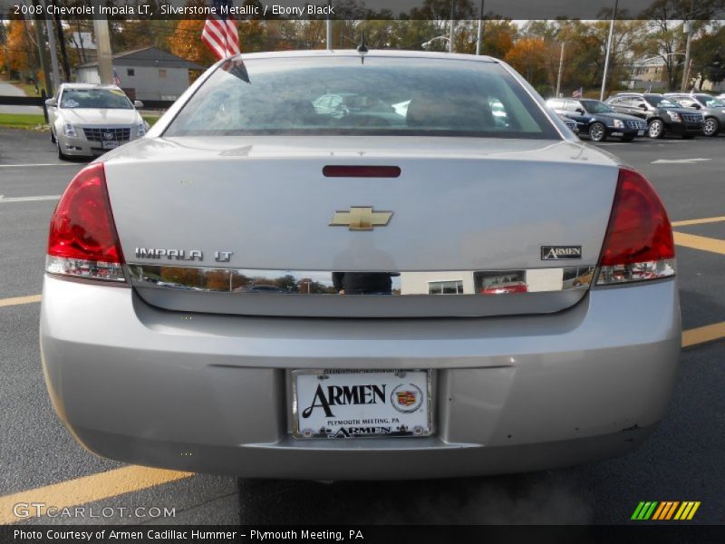 Silverstone Metallic / Ebony Black 2008 Chevrolet Impala LT