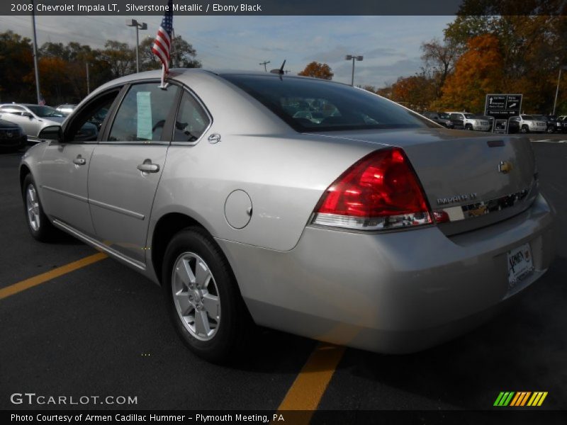 Silverstone Metallic / Ebony Black 2008 Chevrolet Impala LT