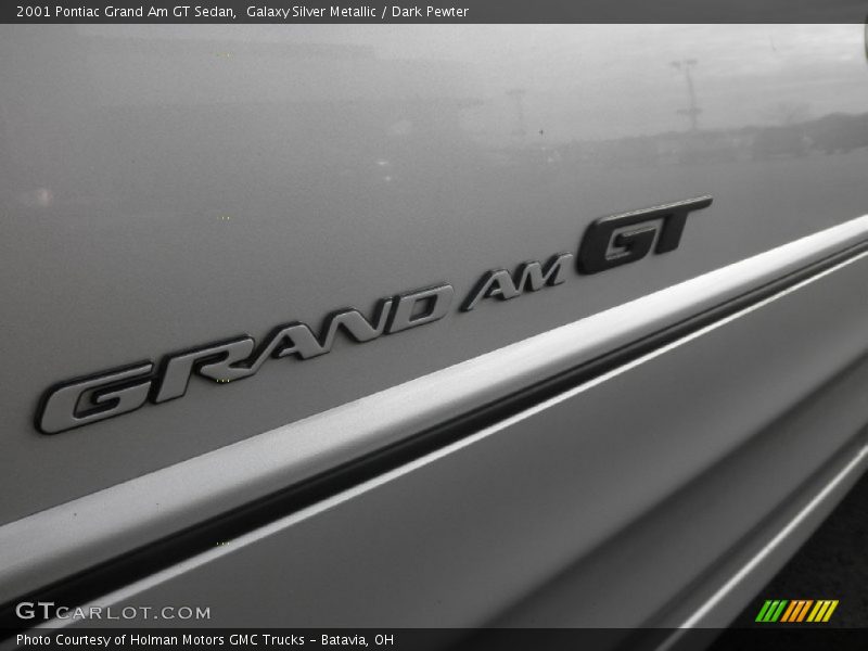 Galaxy Silver Metallic / Dark Pewter 2001 Pontiac Grand Am GT Sedan