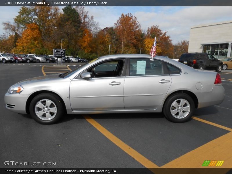 Silverstone Metallic / Ebony Black 2008 Chevrolet Impala LT