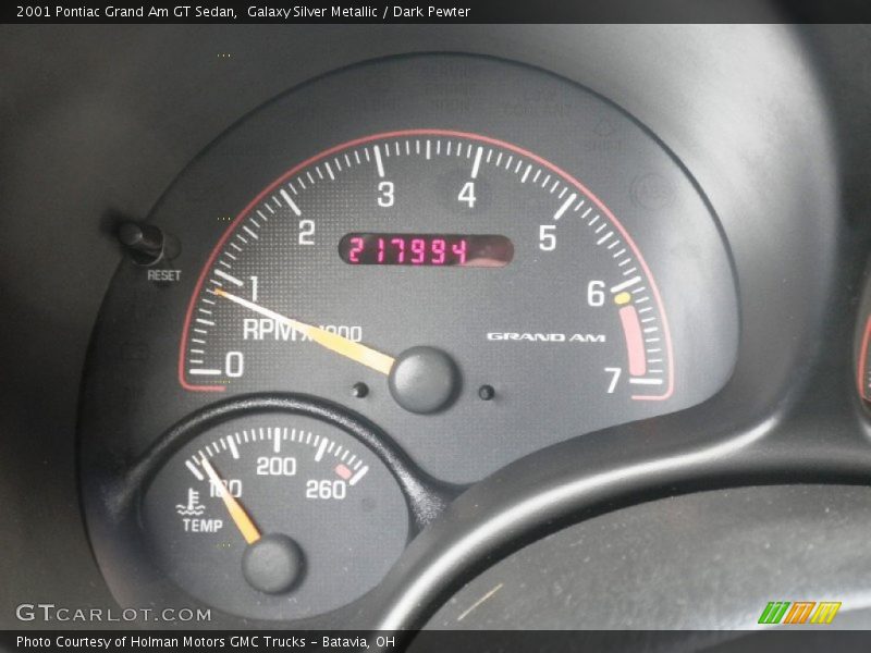  2001 Grand Am GT Sedan GT Sedan Gauges