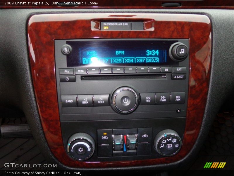 Dark Silver Metallic / Ebony 2009 Chevrolet Impala LS