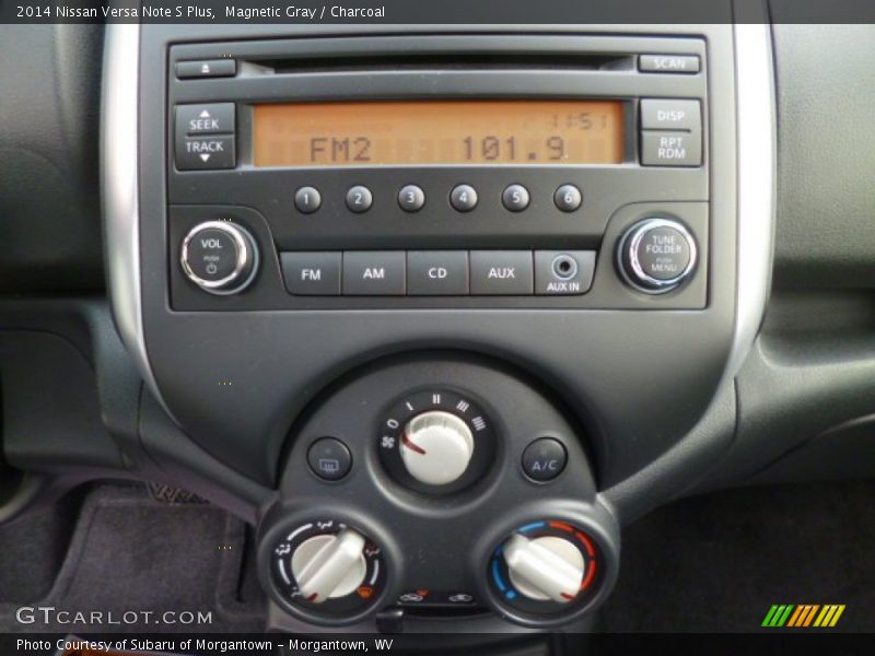 Magnetic Gray / Charcoal 2014 Nissan Versa Note S Plus