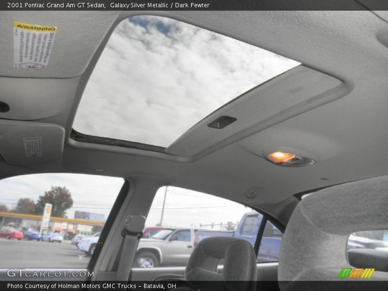 Sunroof of 2001 Grand Am GT Sedan